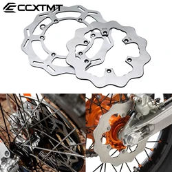 Motorcycle 260MM 220MM Front Rear Brake Disc Rotor Set For KTM SX SXF EXC EXCF XC XCF XCW 125-500 1994-2021 2022 2023 Universal
