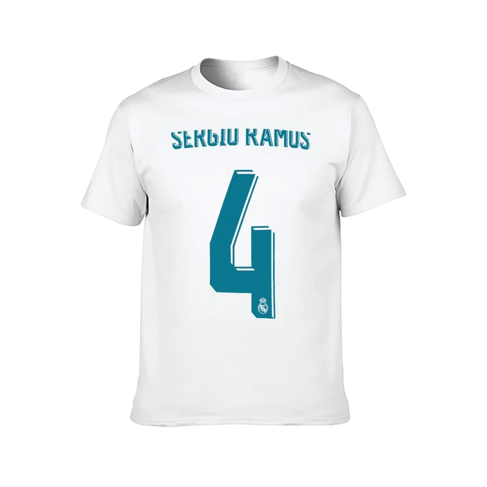 Sergio Ramos 2018 T-Shirt summer 2025 man clothes customs design your own plus size men clothing