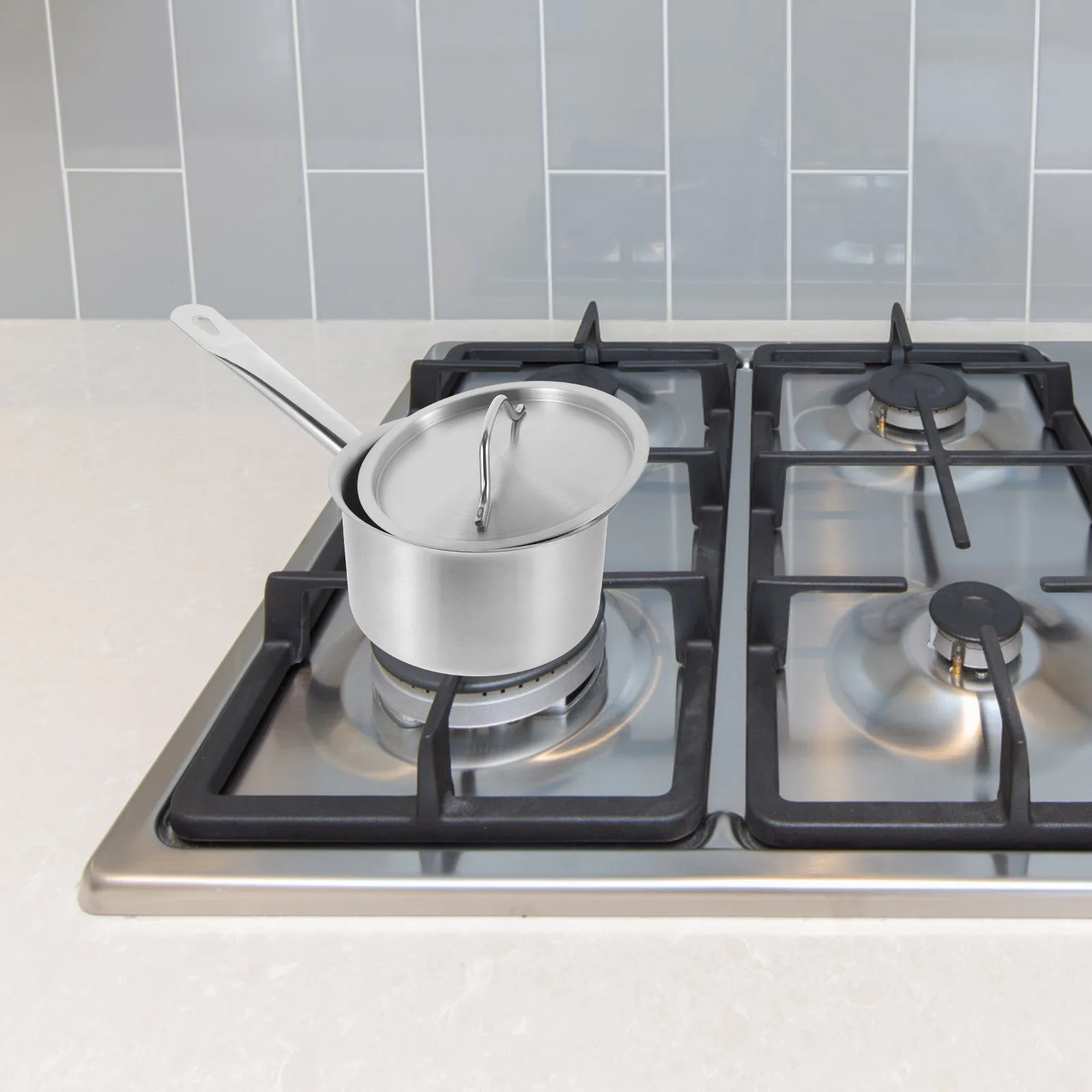 

Stainless Steel High Body Soup Pot 16cm Gas Induction Cooker Pan Milk Sauce Cooking Pan Kitchen Cookware Soup Pot