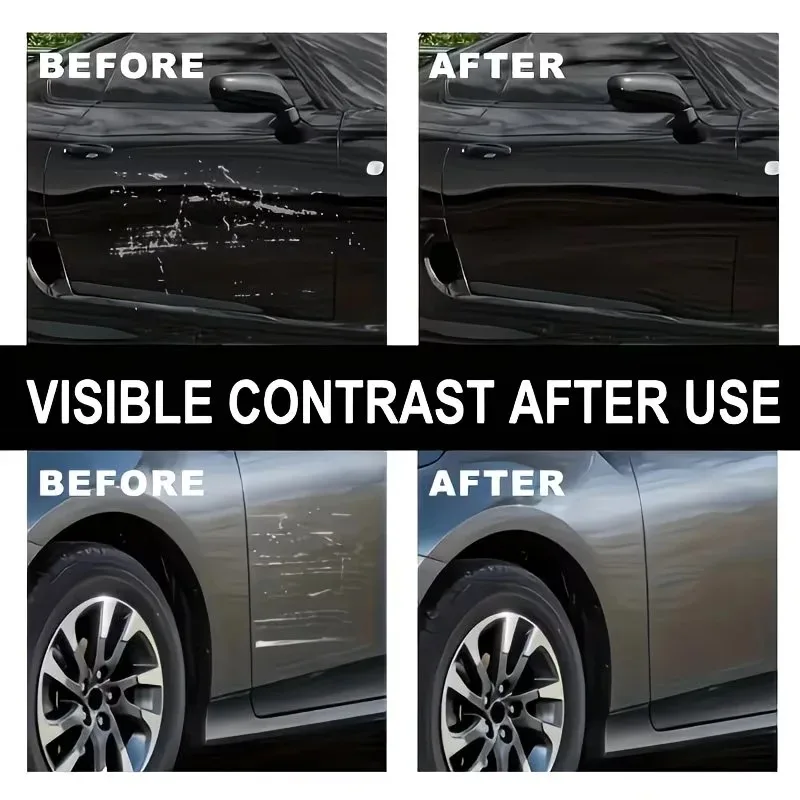 A Renewal Paste for Car Chrome Pieces, Engineered to Revive Oxidized Chrome Trim and Logos, Complete with a Sponge