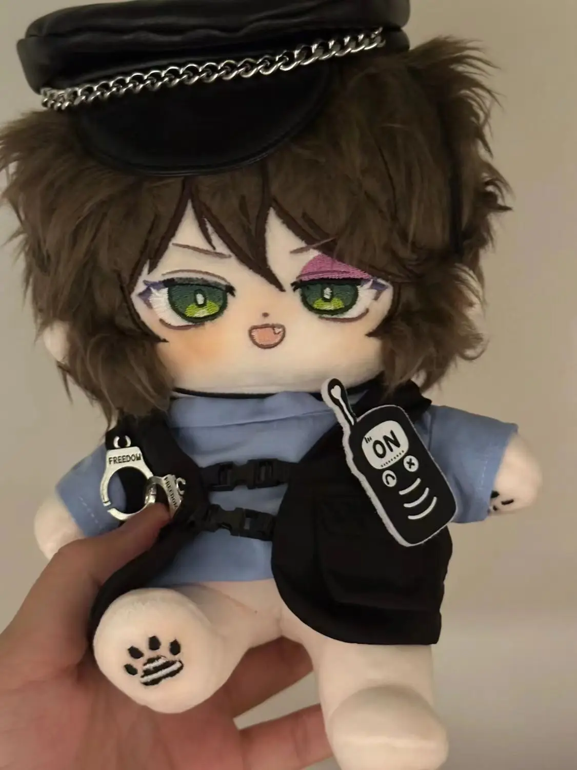 게임 ID V 루카 발사 인형 만화 부드러운 몸 코스프레 옷 변경 베개, 크리스마스 선물, 20cm