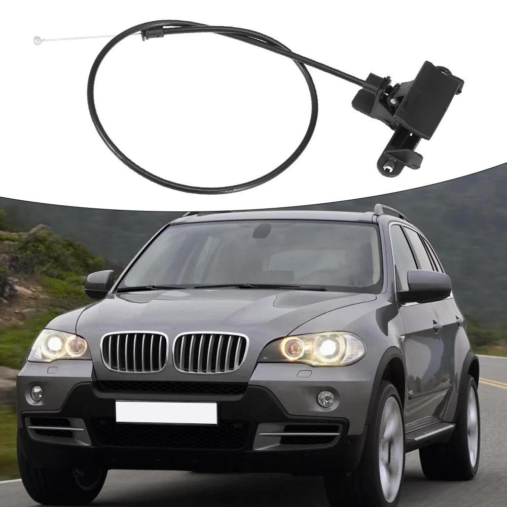 

Трос открывания капота автомобиля с ручкой для BMW X5 E70 2007-2013 X6 E71 2008-2014 E72 2010-2011 51237164798 с левым рулем