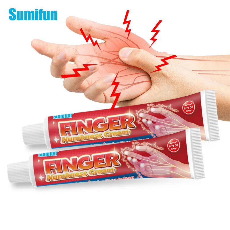 

20g Sumifun Hands Foot Numbness Care Cream Treat Arm Muscle Toe Cramp Ointment Thigh Soreness Pain Relief Herbal Medical Plaster