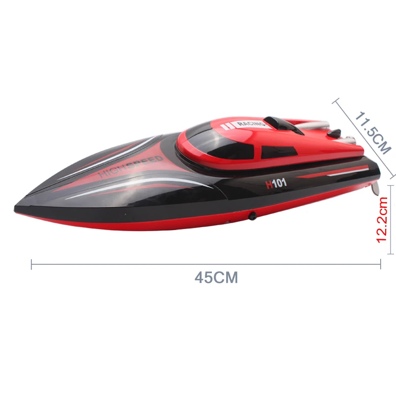 35km/h 1500mah Radio Remote Control Racing Speedboat Professional Electric Boats Big 2.4G H101 RC High Speed Boat Gifts Toys Boy