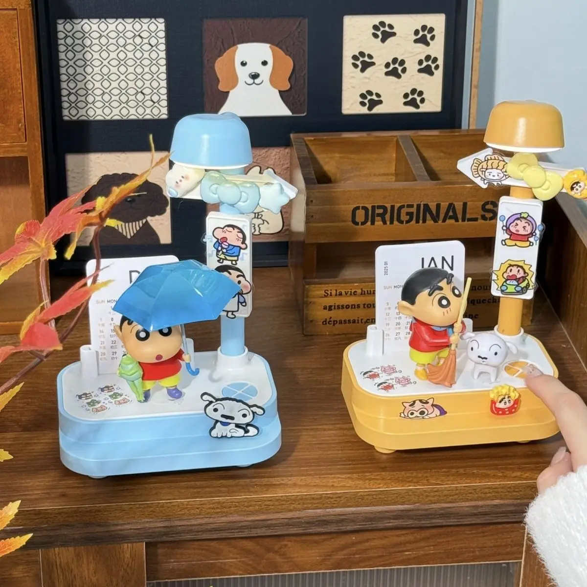 

MINISO Crayon Shin chan Audio Night Light cute cartoon Multi functional ornament exquisite desk lamp Birthday gift for girls