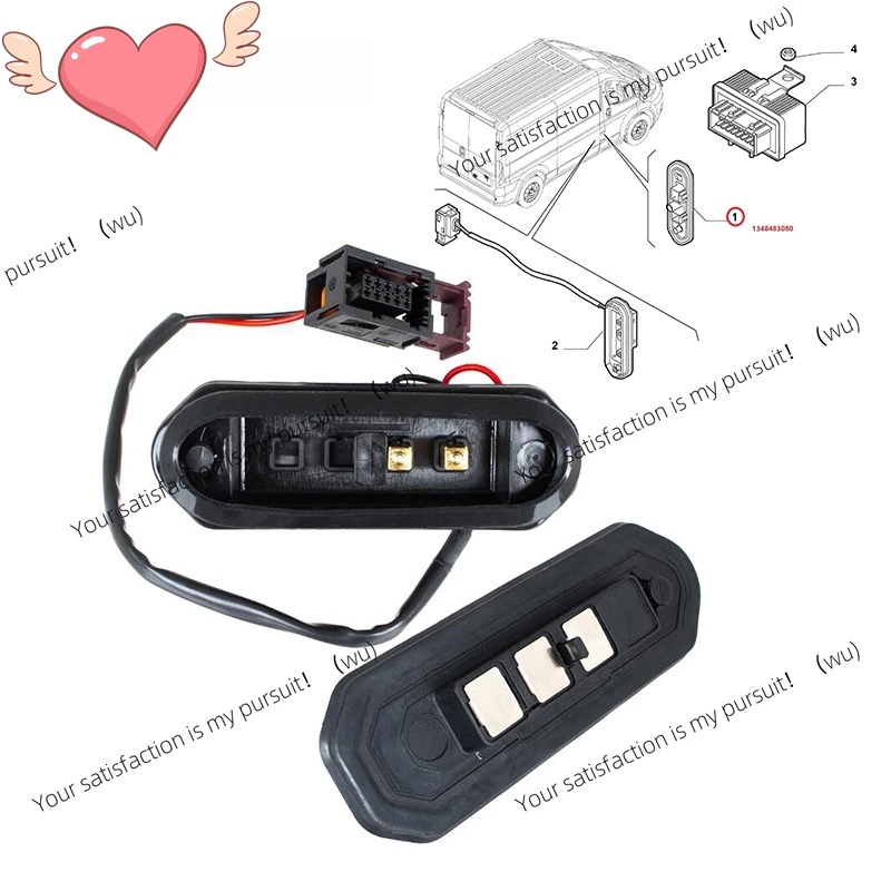 A Pair Of Sliding Door Contact Switch For Fiat Ducato III Citroen Jumper Peugeot Boxer 2006-2022 1348483080 1373238080