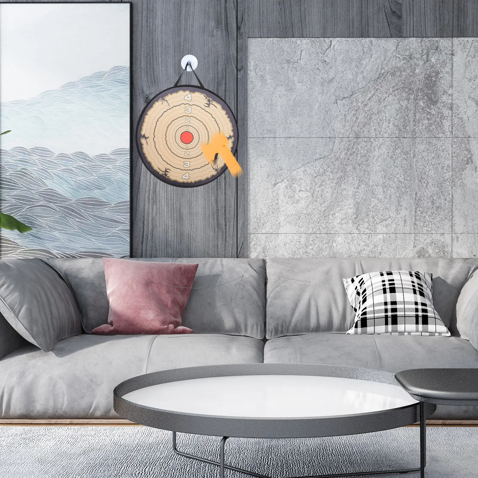 

Набор для игры в дартс для детей: премиум-мишень для дома и улицы, развивающая игра для координации рук и глаз, веселое семейное развлечение