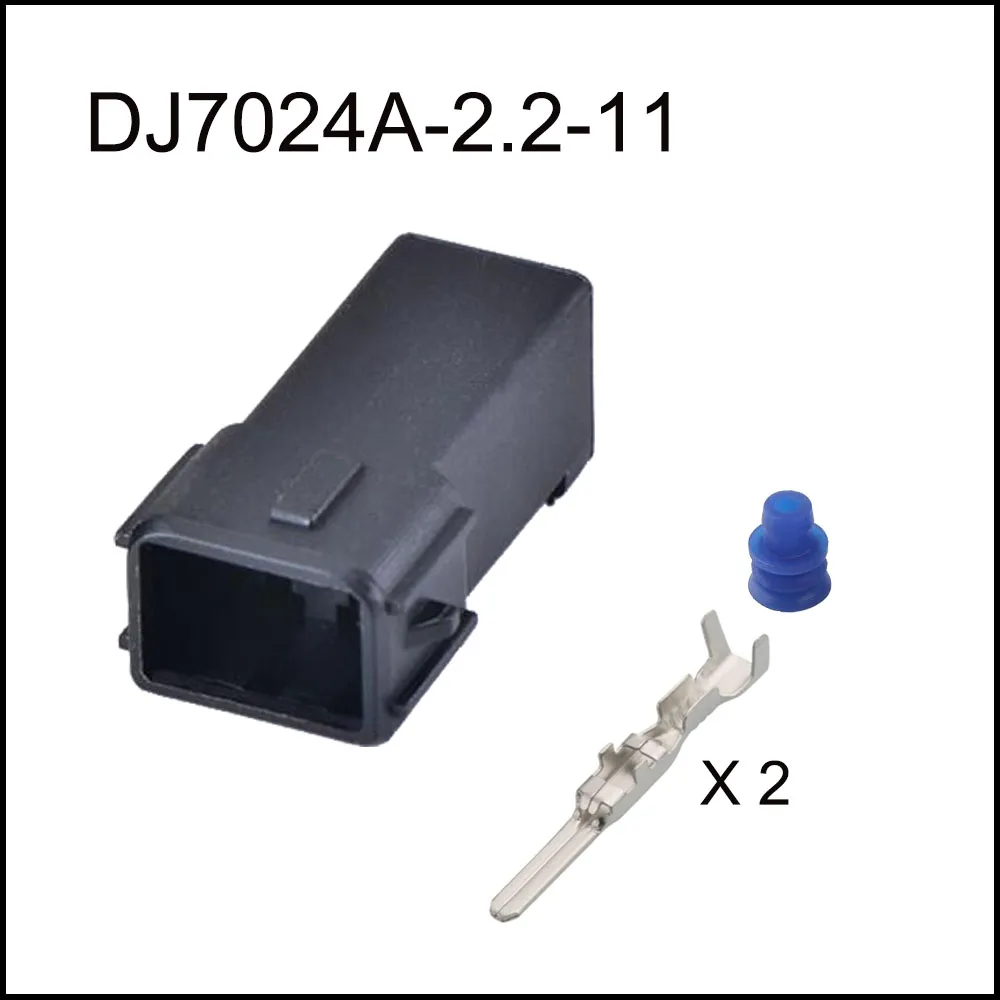 200set 6189-0533 DJ7024A-2.2-11  automotiveWaterproofconnector2pinfamale male cable Plug socket  Includes terminal seal