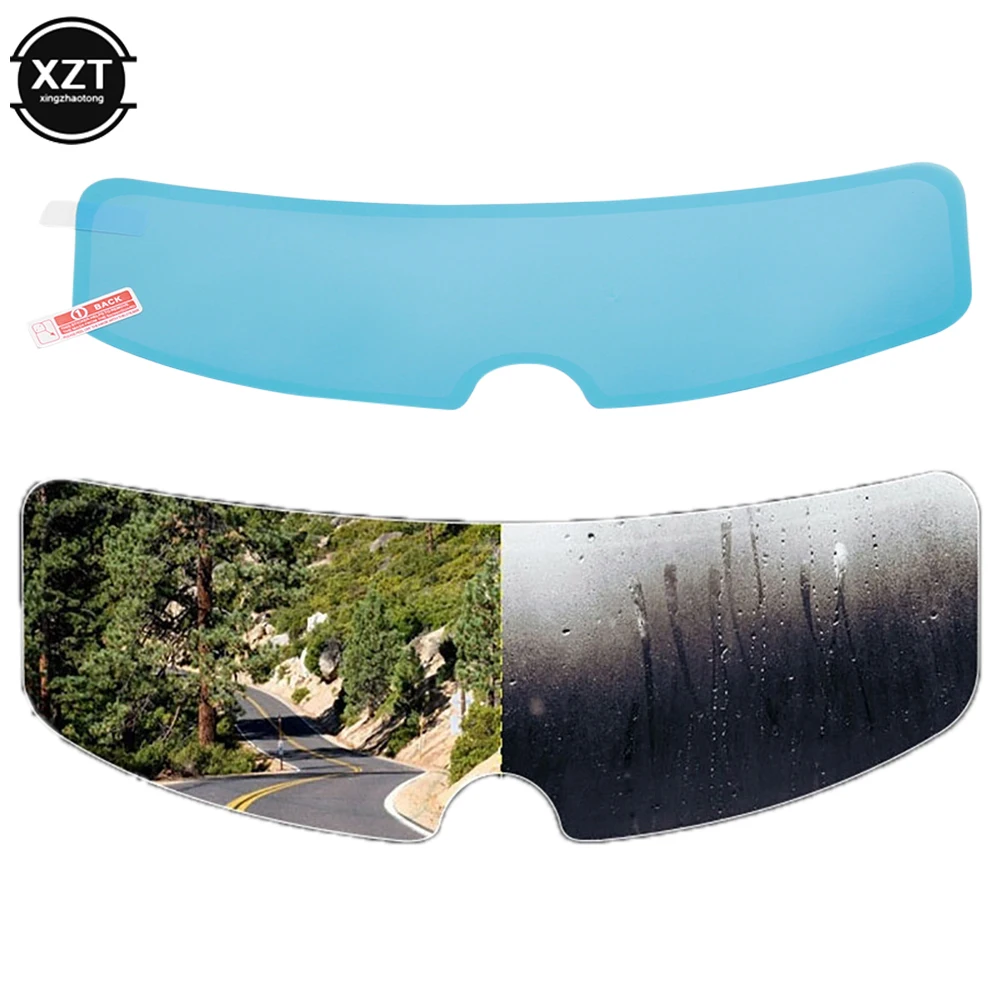 

Universal Motorcycle Helmet Clear Patch Film Anti-fog Film and Rain Film Durable Nano Coating Sticker Film Helmet Wholesale