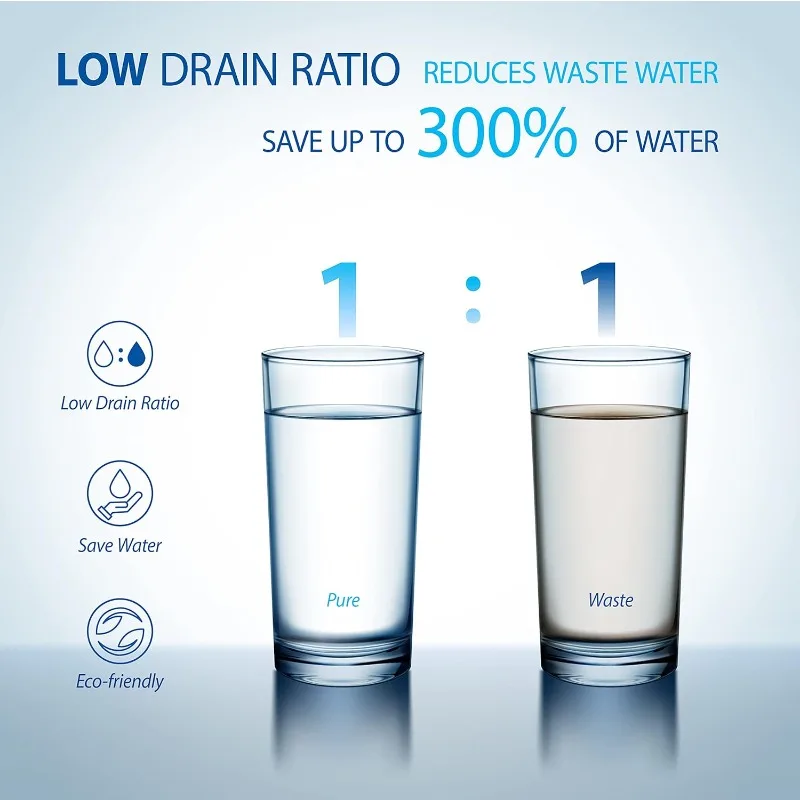 APEC Tankless RO 3-Stage Water Filter System ROTL-600 - Premium Reverse Osmosis Water Filtration, Smart Replacement Reminder