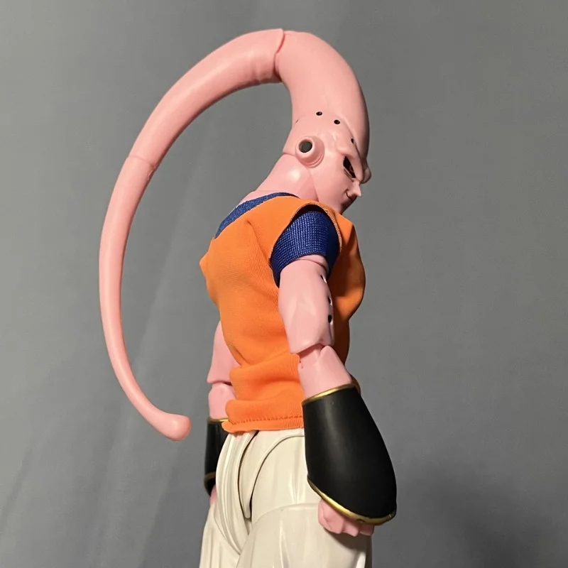 

Dragon Ball Shf Аниме ручной работы Majin Buu Son Gohan Боевая форма Синий Желтый Жилет Встроенный Железный провод Подходит для игрушек 1/12
