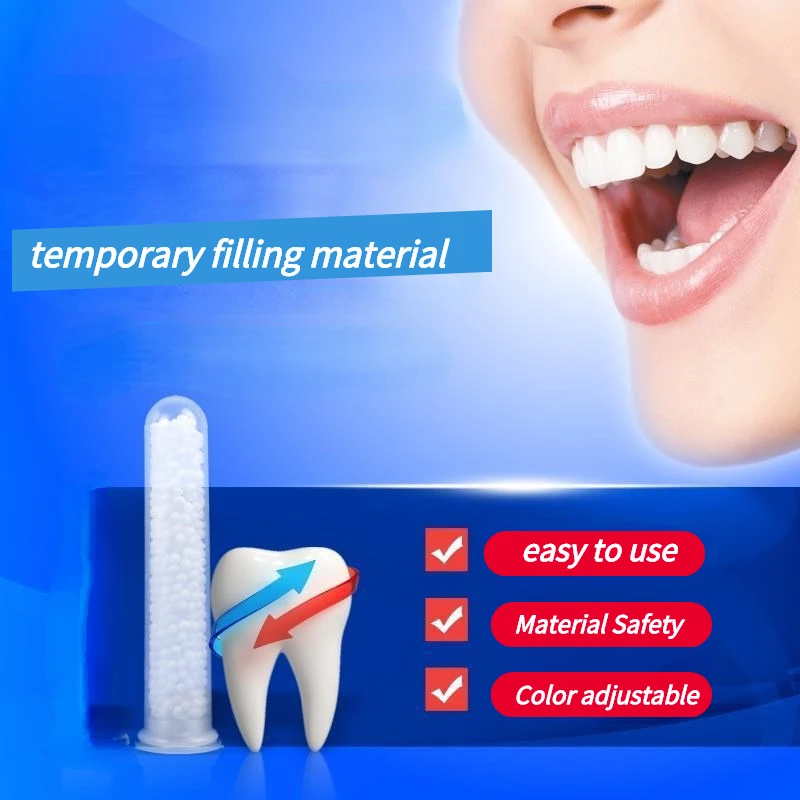 4g Degradable Safe Nontoxic Harmless Temporary Tooth Repair Kit Tooth Repair Bead FalseTeeth Solid Glue Teeth Beauty Tool Supply