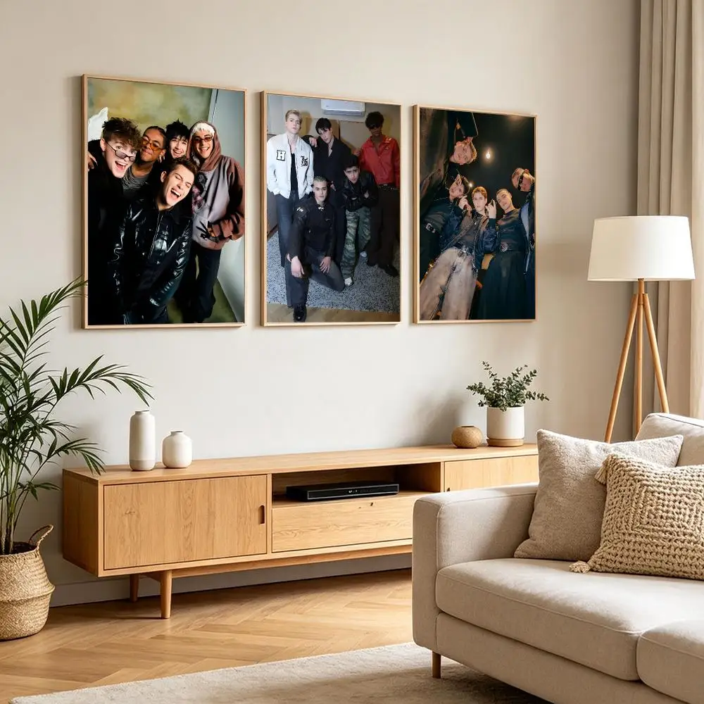 Band Santos Bravos Poster Print Art Pictures Home For Living Room And Bedroom Wall Decor Frameless Painting