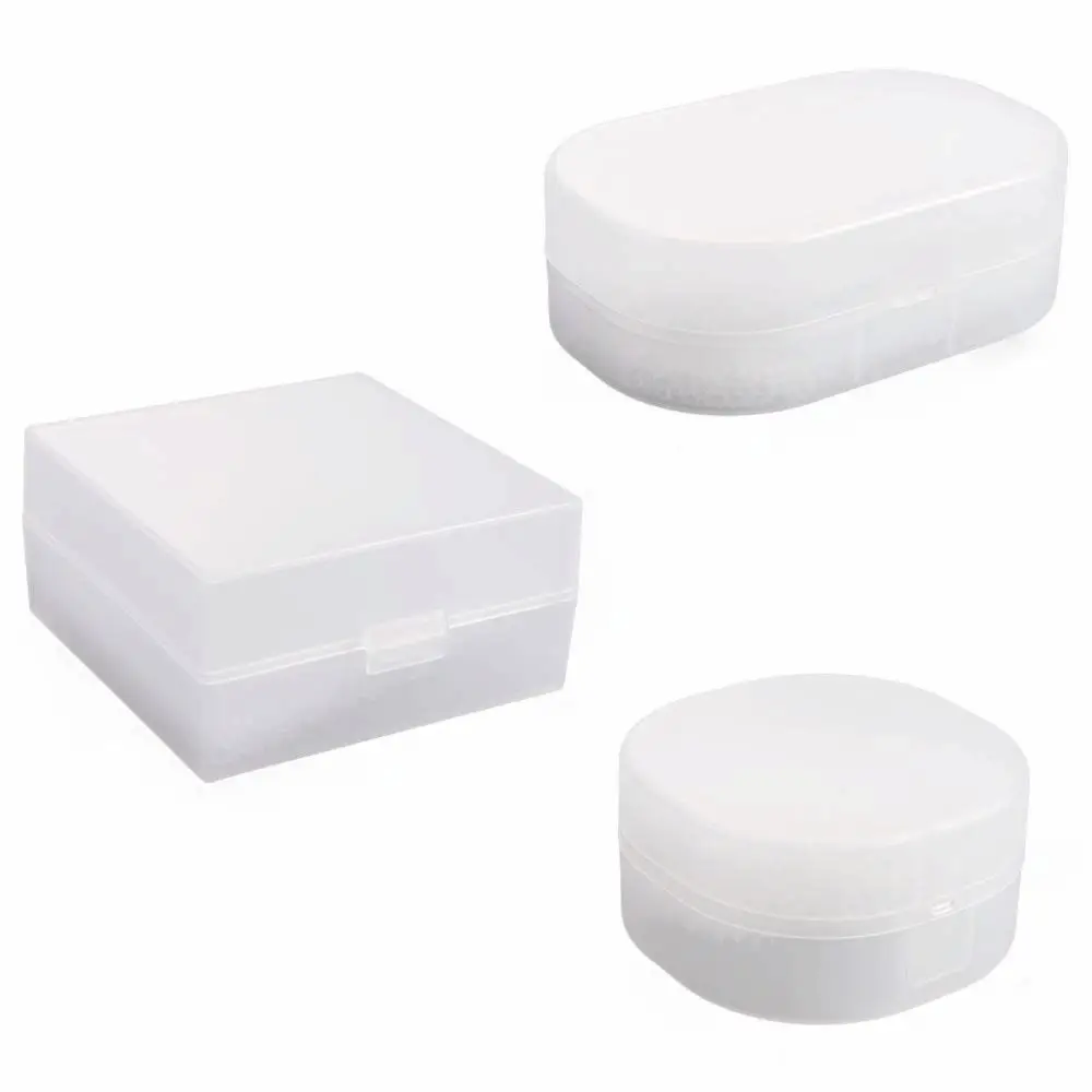 

Портативная коробка для мыла из губки с крышкой, водонепроницаемая прозрачная мыльница, пластиковый держатель для мыла для дома