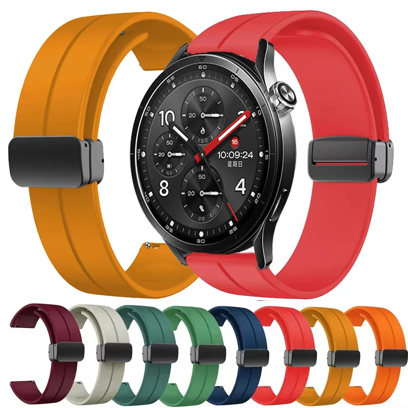 22mm Magnetisches Silikonarmband für Xiaomi Watch 5 S5 S4 S3 S2 S1Pro Band für Xiaomi Watch 2 Pro/Mi Watch Color 2 Sport Correa