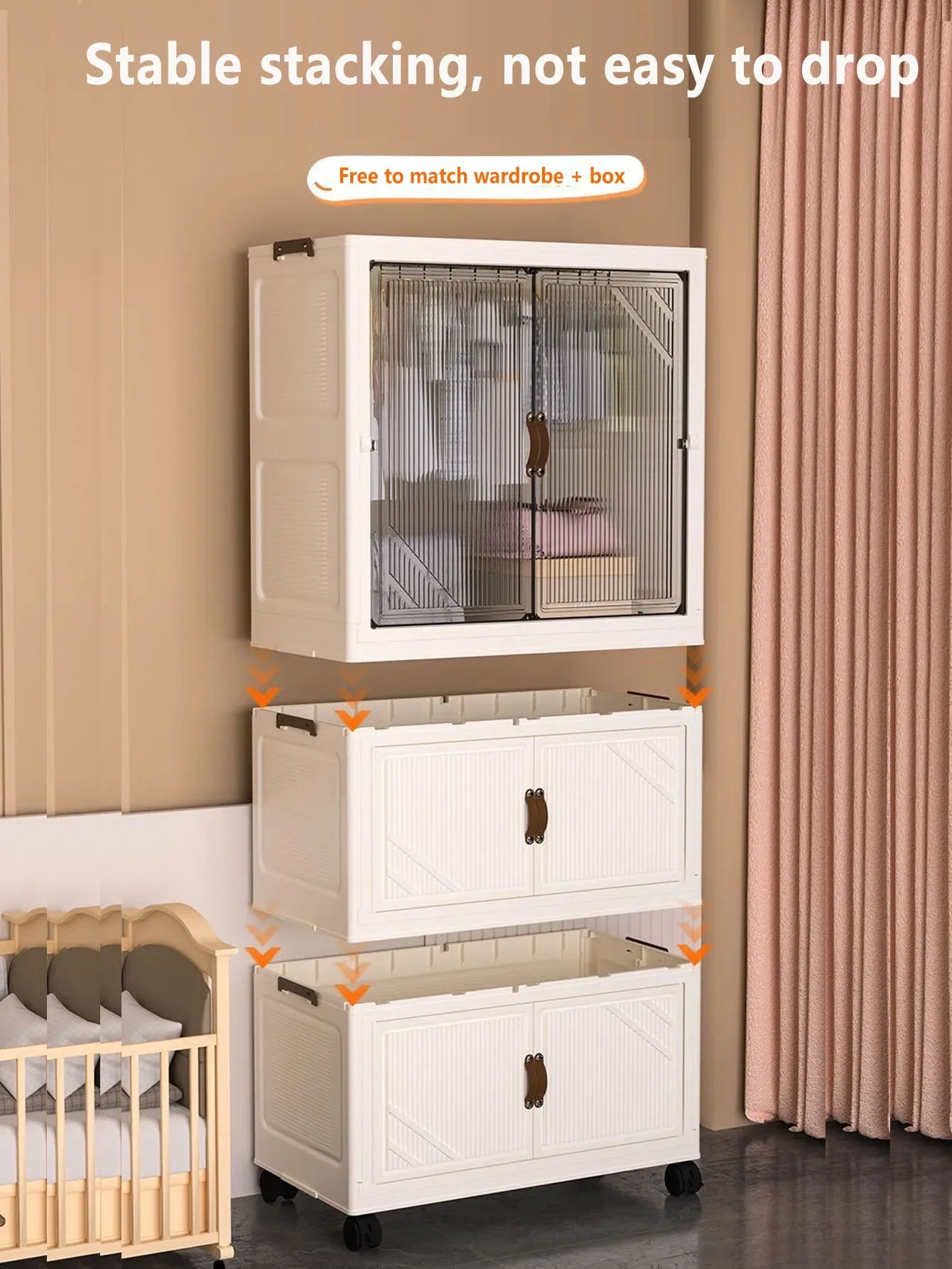 Easy-to-Install Multi-Scene Closet Organizer Dustproof Storage Box Wardrobe Solution for Home Organization