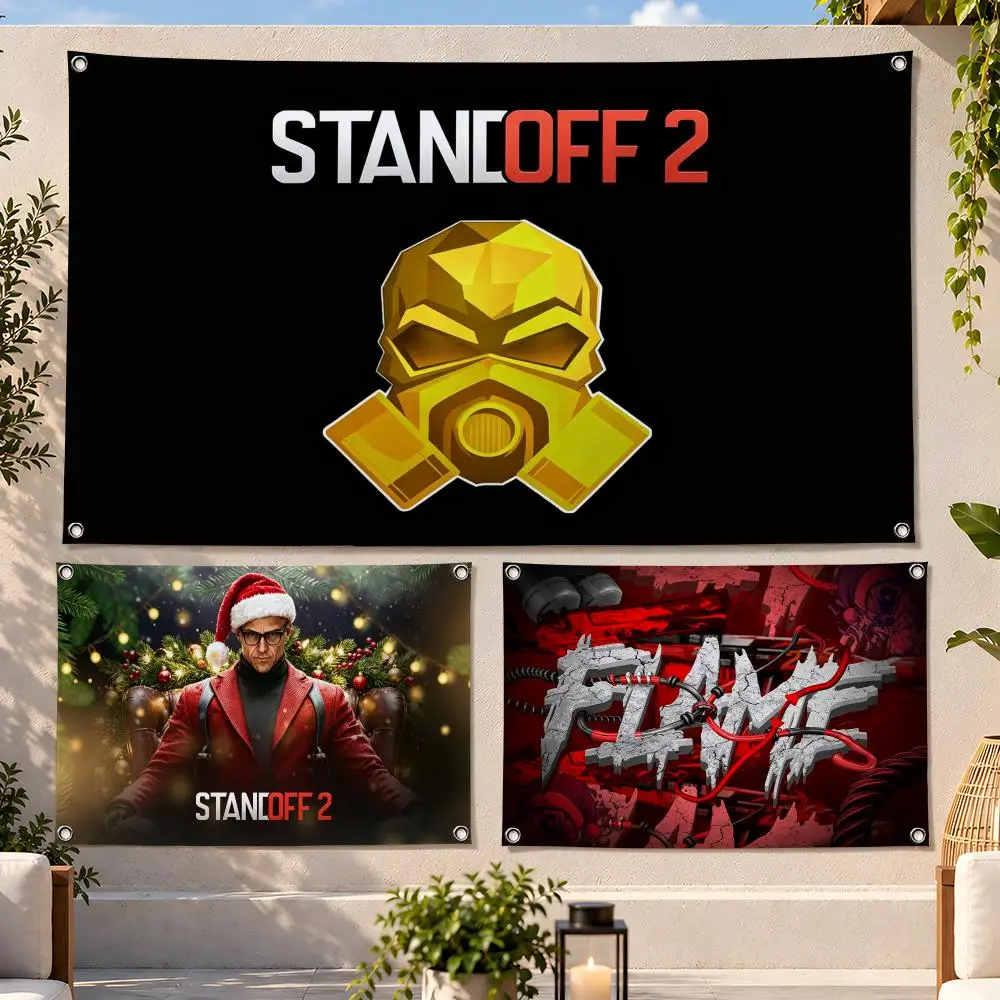 Game Tactical Shooter Standoff 2 Flags Fan Flag Banner Wall Hanging Outdoor Yard Camping Dorm Garage Party Home Decor Gift
