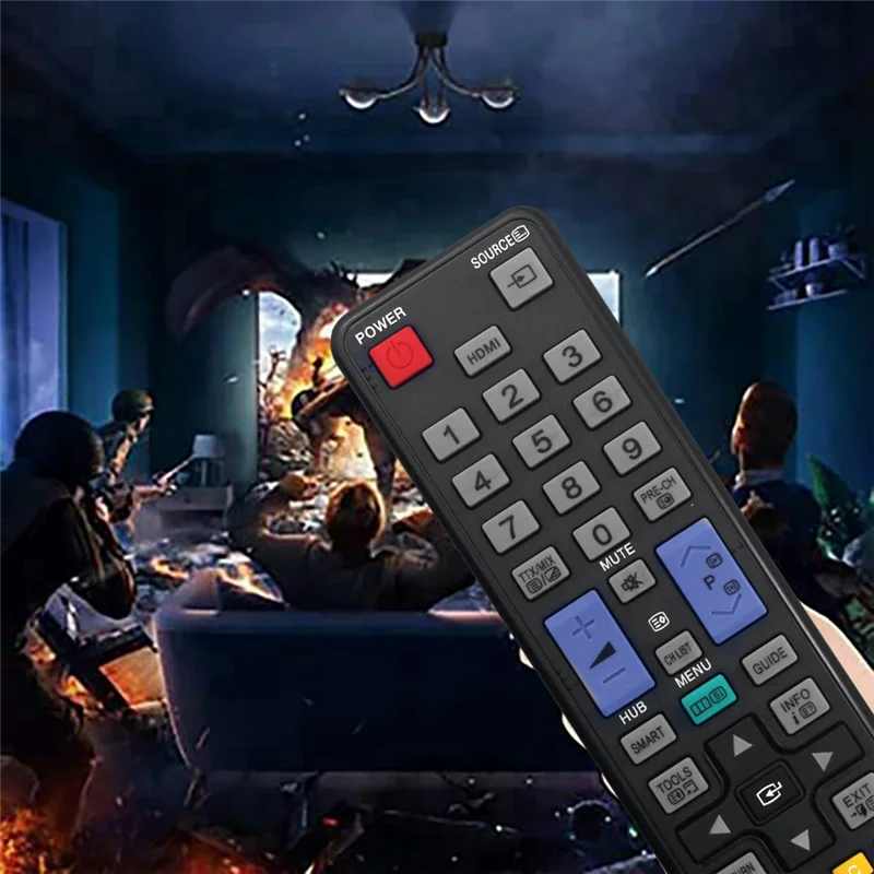 استبدل جهاز التحكم عن بعد للتلفزيون AA59-00507A لجهاز التحكم عن بعد للتلفزيون الذكي LED