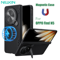For OPPO Find N5 MagSafe Case NILLKIN Frosted Shield Prop Magnetic Case Camera Cover Holder Folding Cover For OPPO Find N5