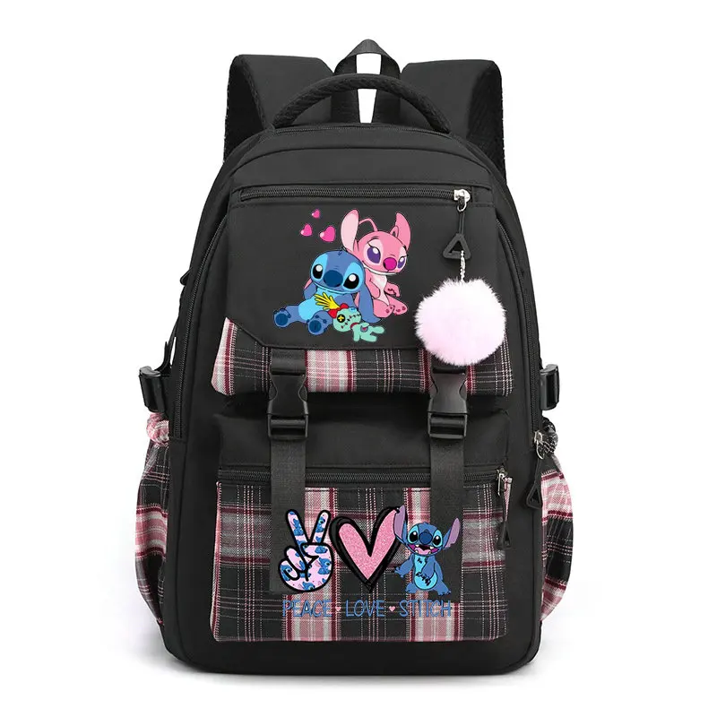 Lilo Stitch Backpack for Girl Boy Student Teenager Children Rucksack Women Cute Casual School Bags Kids Birthday Gift