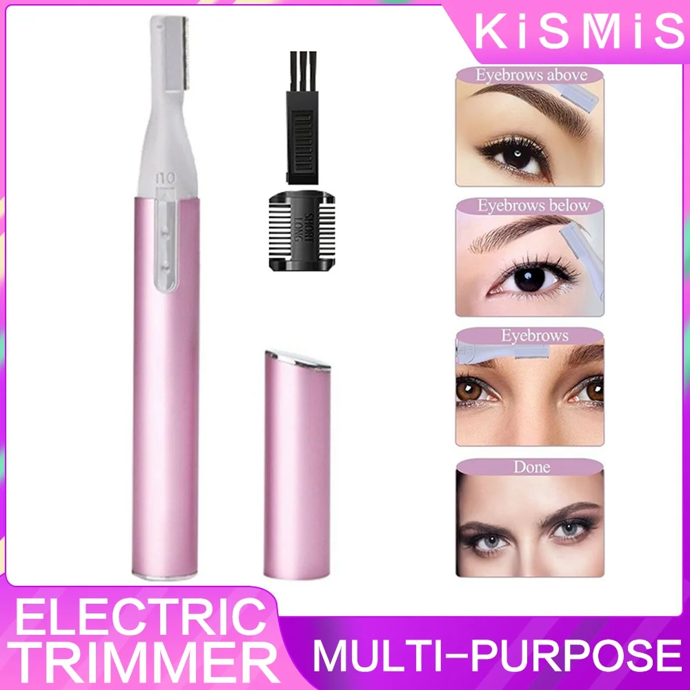 Kismis Electric Body Trimmer Blade Electric Eyebrow Shaver Face Hair Remover Razor Professional Beauty Tools