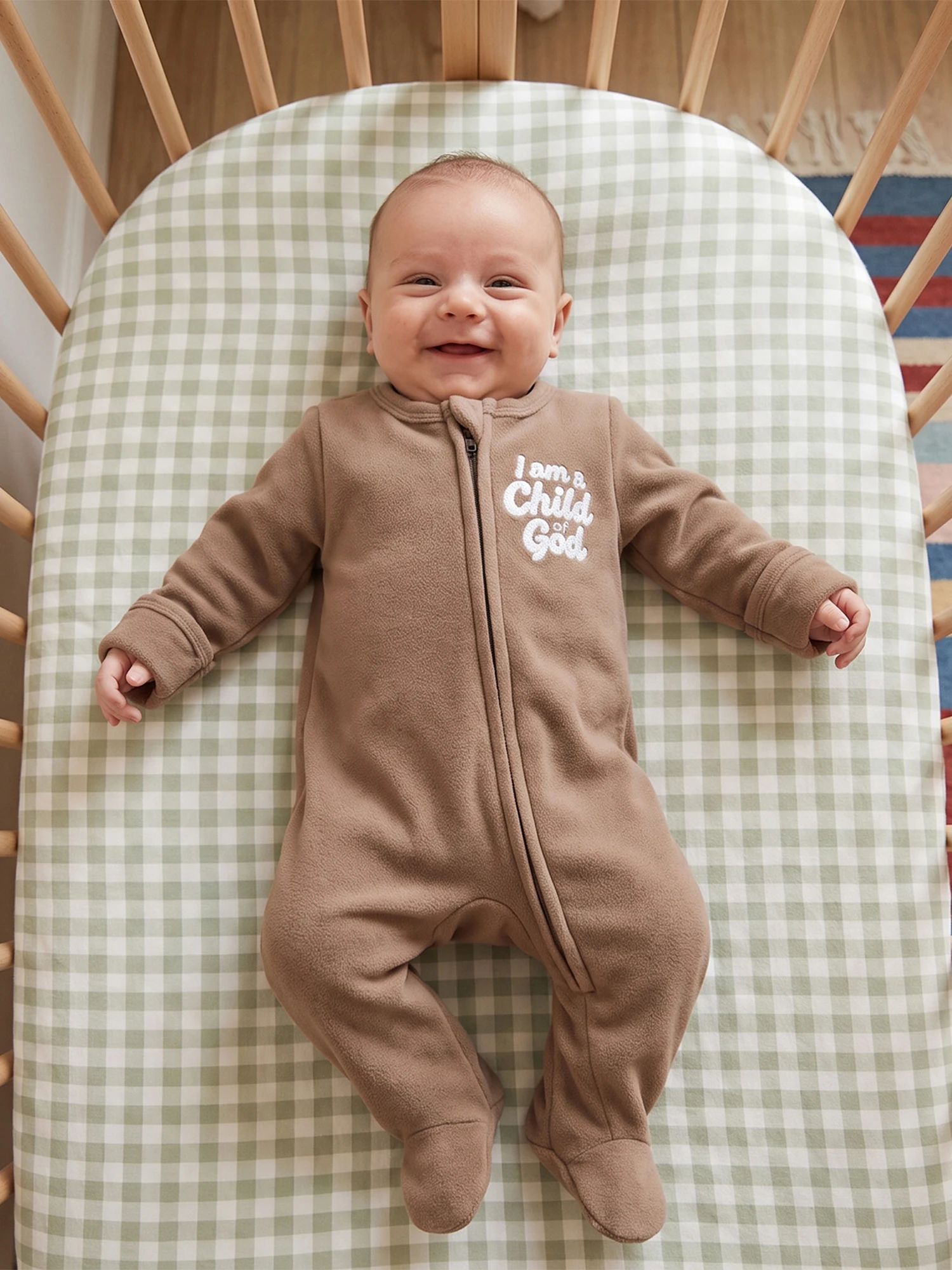 Romper-Letter-Embroidery Long Sleeve Fall Zip Footed Sleeve-Zip Zip Letter Embroidery Boy Latest Newborn Boy Fall