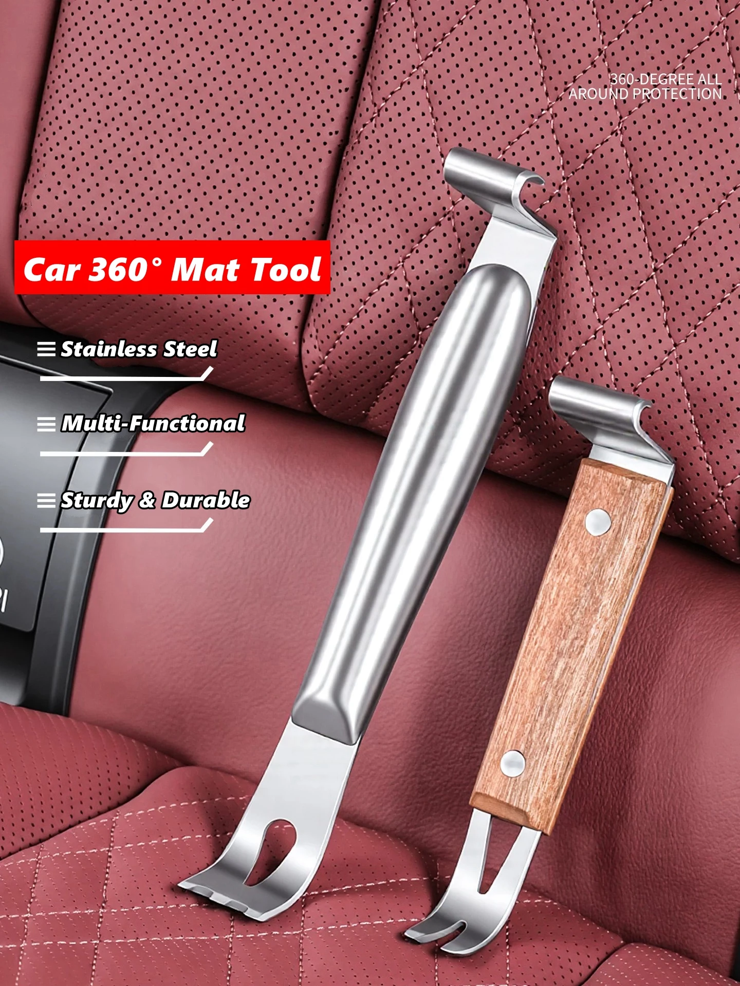 Car Interior Tool Set Sturdy Duty Auto Trim Removal Tool Kit Upholstery Fastener Remover High Hardness Labor-Saving
