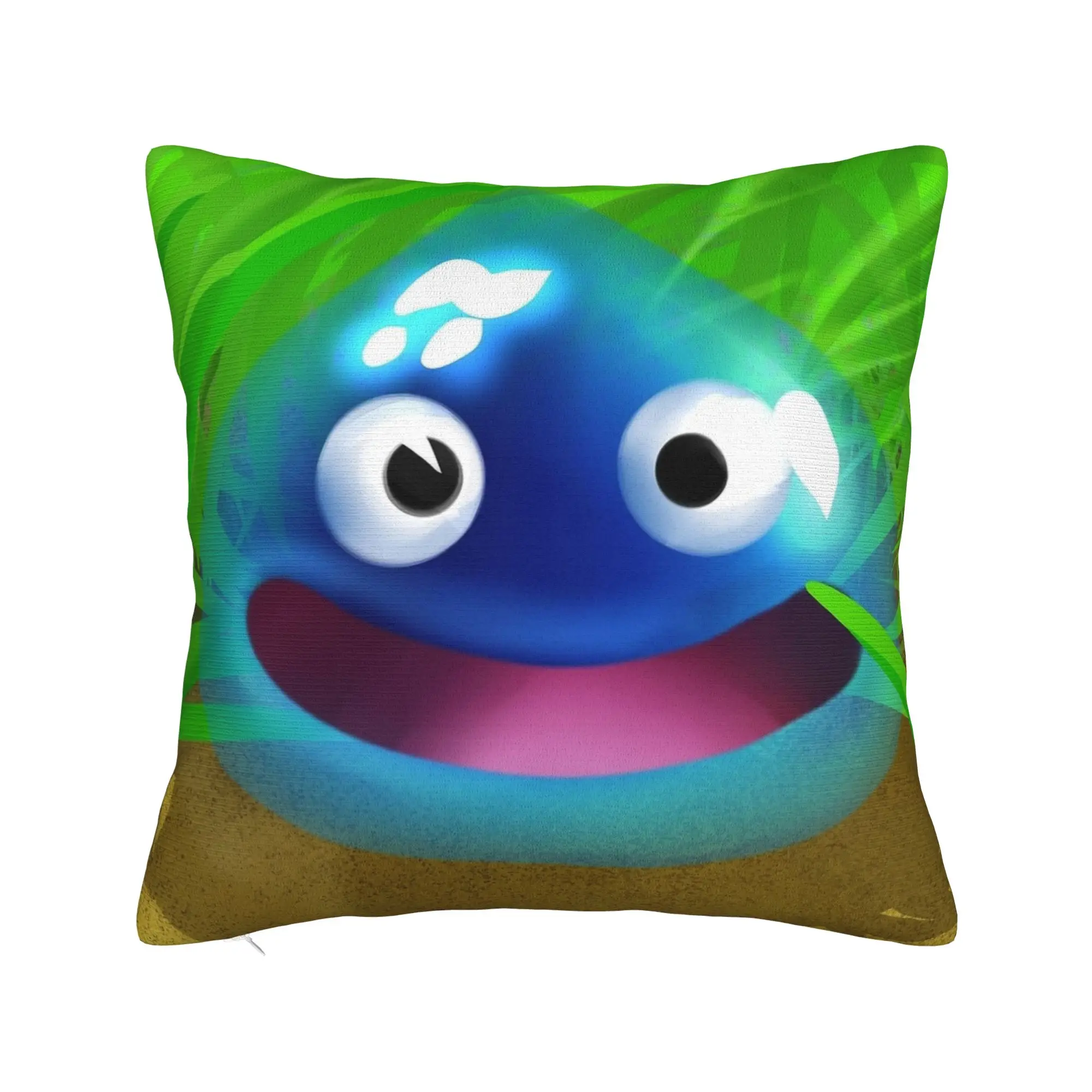Pillow Cover Dragon Quest Slime   Kawaii Pillow Case For Couch Sofa Bedroom Pillowcases