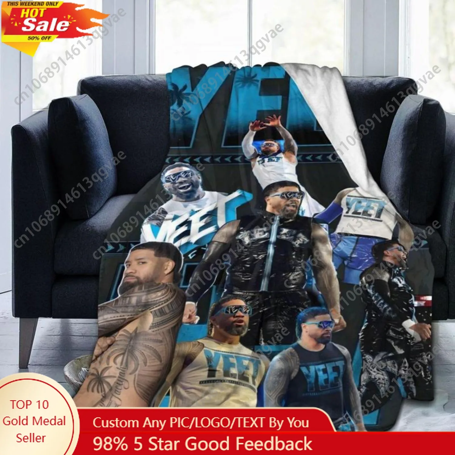 

Wrestling USO Lightweight Warm Flannel Blanket for Home Use All Seasons Boys and Girls Machine Washable