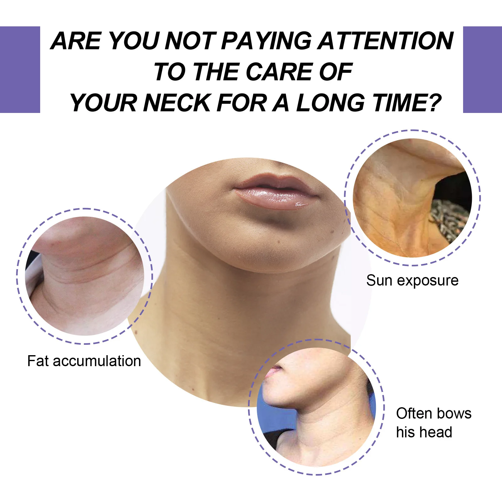 Crema para el cuello con Retinol, masaje para el cuello, desvanece las líneas finas, hidrata y reafirma la piel del cuello, cuidado de la piel