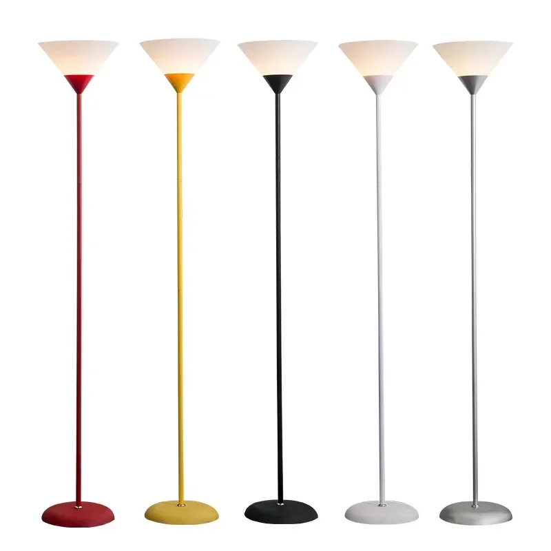 Creative LED Floor Lamp Black White Lamp Body Is Suitable For Indoor Lighting Decorative Lamp In Living Room, Bedroom And Study