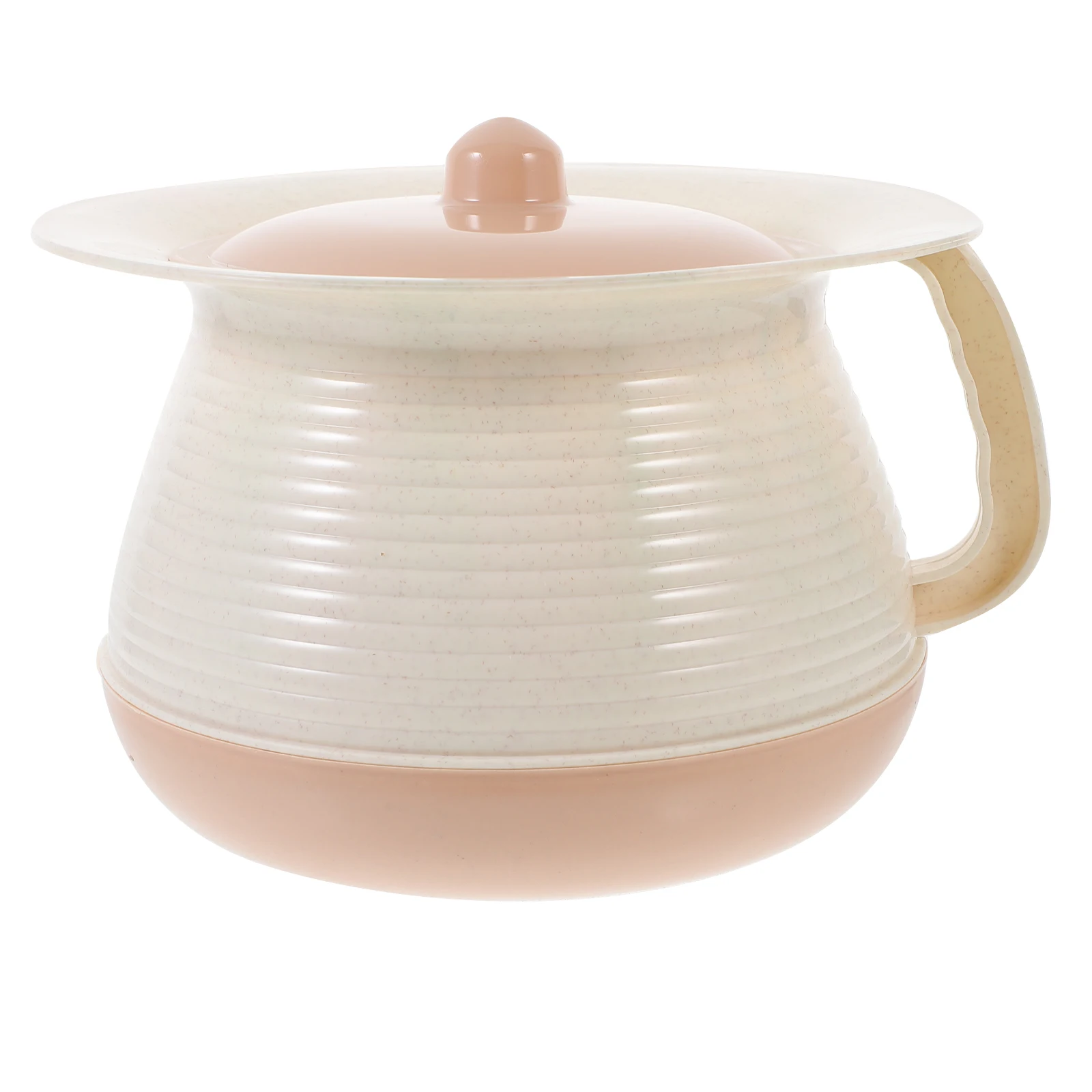 

Portable Unisex Chamber Pot With Lid Reusable Plastic Urinal Bedside Toilet For Kids Adults Elderly Home Use Odor Sealed