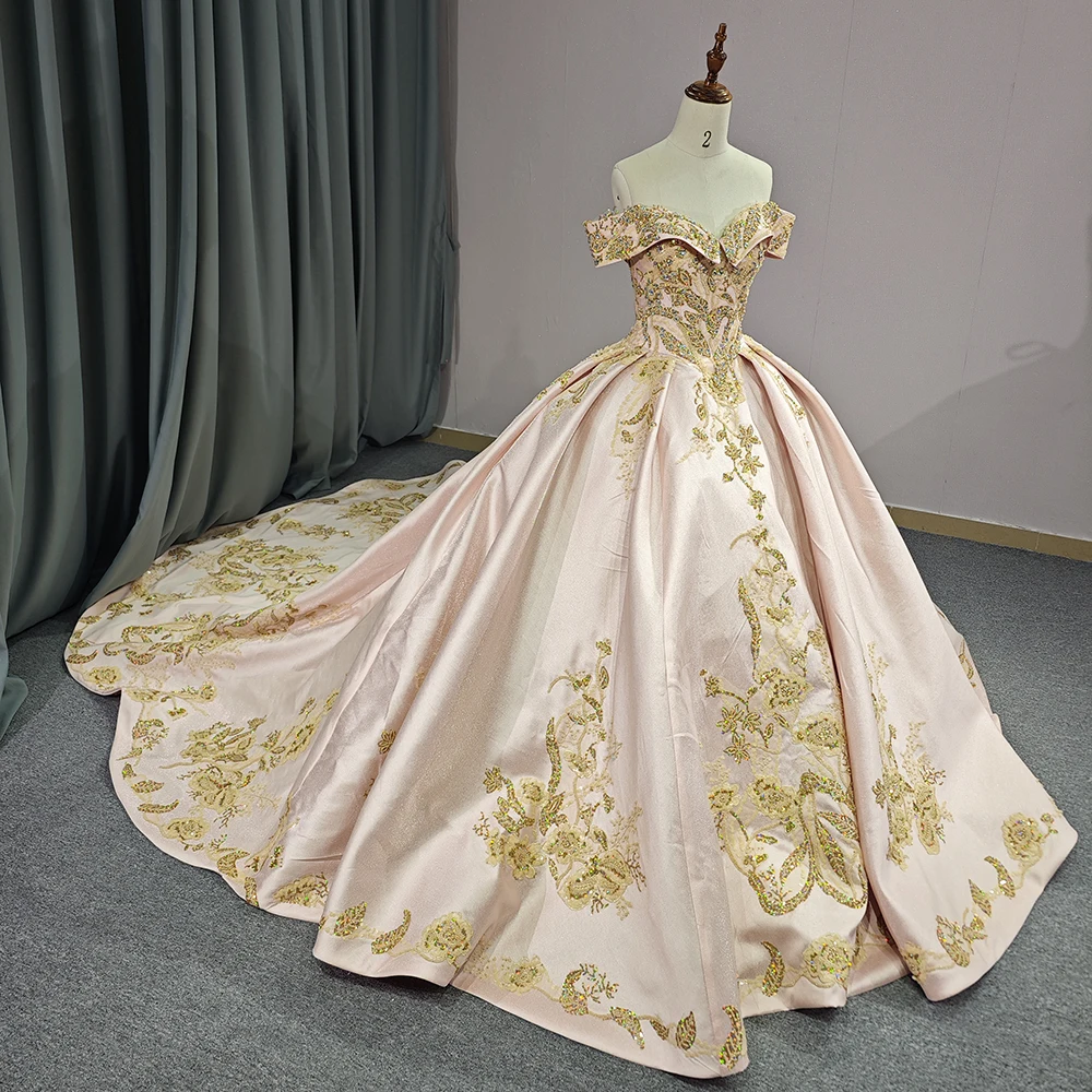 Schulterfreies Abendkleid für Kinder, Perlenkristall, herzförmiger Schönheitswettbewerb, Geburtstagsfotografie, maßgeschneidertes Vestido für 15 Jahre – Detail 3