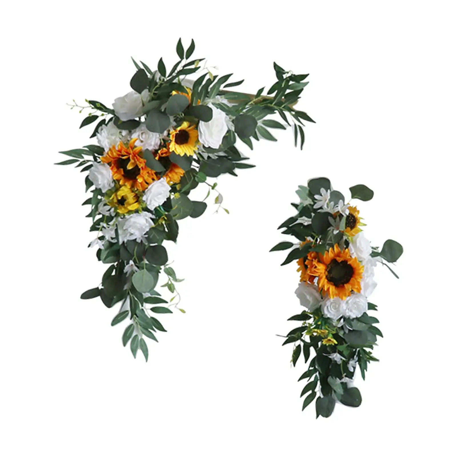 

2шт свадебная цветочная арка с гирляндой для декора церемонии подсолнечник R