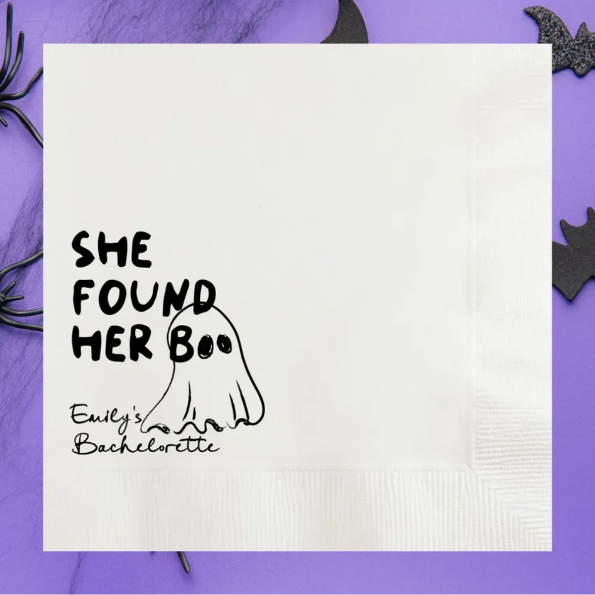 She Found Her Boo Персонализированные девичники на Хэллоуин, индивидуальный осенний свадебный душ, декор для мероприятий, страшная невеста W She Found Her Boo Персонализированные девичники на Хэллоуин, индивидуальный осенний свадебный душ, декор для мероприятий, страшная невеста W