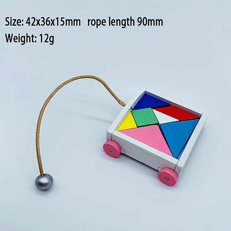 1 set Miniature Dollhouse Decoration Mini Tangram Car Model For 1/6 1/12 Dolls Accessories Kids Girl s Pretend Play Toys Gifts