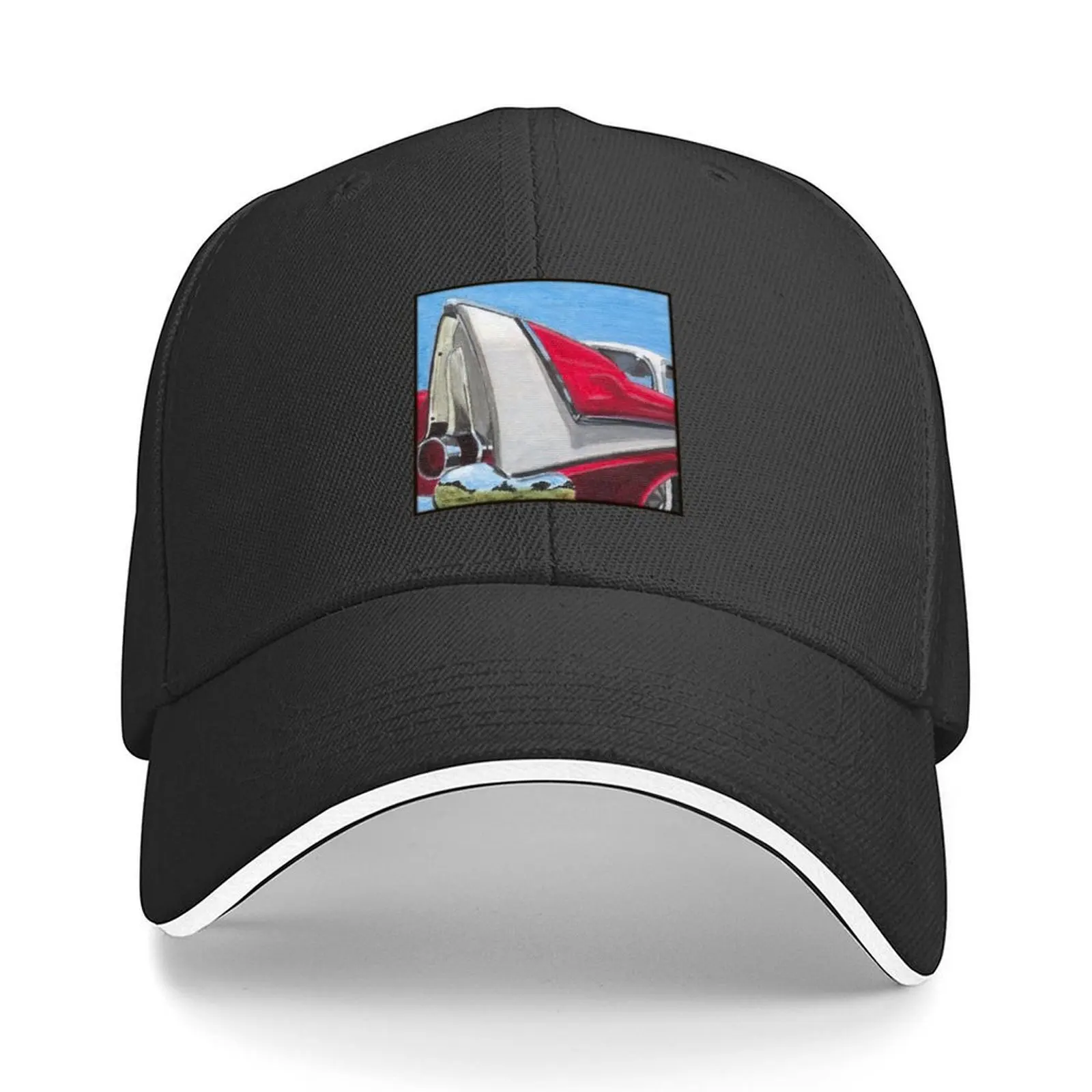 

1958 Plymouth Belvedere Tail Fin Baseball Cap Hat men Wild Ball Hat Fashion Beach custom Hat For Women 2025 Men's
