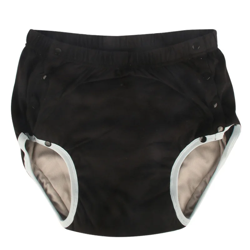 Cotton Adult Fabric Diapers for The Elderly with Incontinence, Washable and Leak Proof Underwear, Diaper Pants