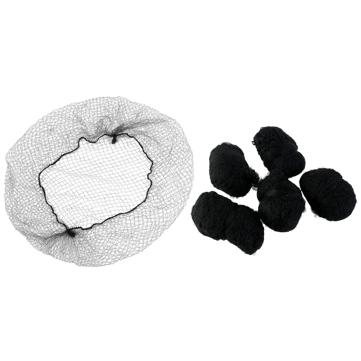 Hair Mesh for Cooking Elastic Band Invisible Net Steamed Stuffed Bun Black Child Curler