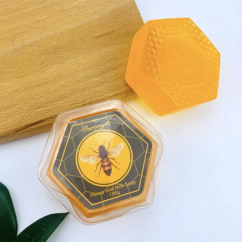 Natural Handmade Honey Hand Gift 100G Nourishing Moisturizing Essential Oil Face Washing Bath Propolis Soap