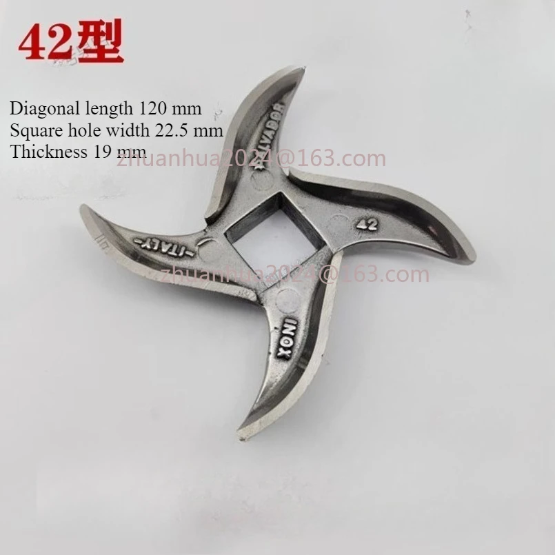 42 Tipo 3-30mm 3Cr13 Piastra di orifizio per lama per tritacarne elettrica in metallo in acciaio inossidabile, piastra di setaccio per piastra di uscita della carne 1 pz