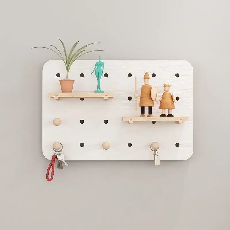 

For Meter Abdeckung Moderne Dekorative Boards Elektrische Box Versteckte Nordic Pegboard Holz Boards Regal Rack Wand Dekoratione