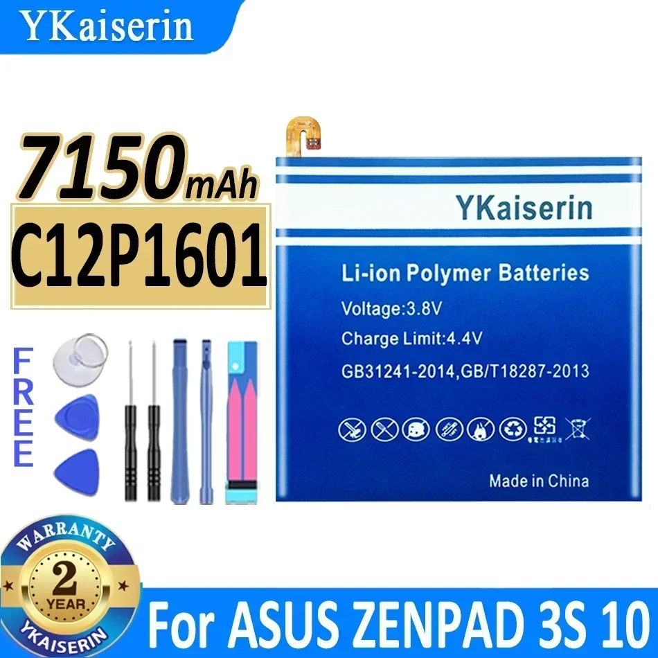 C12P1601 C12P1602 C12N1406 Battery For ASUS ZENPAD 3S 10 Z500K Z10 Z500KL ZT500KL Z500KL-BK32S4 Z500KL-1A019A Pad Book T100TAL