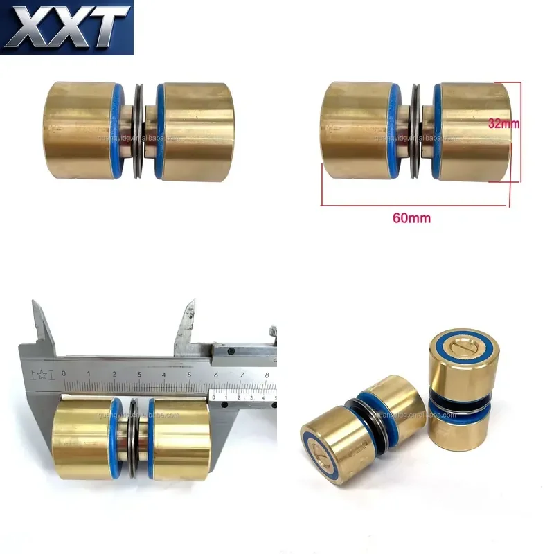 XXT EDM Parts Guide Wheel Assembly 32*60mm Pulley Roller Copper/Brass Seat 568 Box for WEDM-HS Wire Cutting Machine