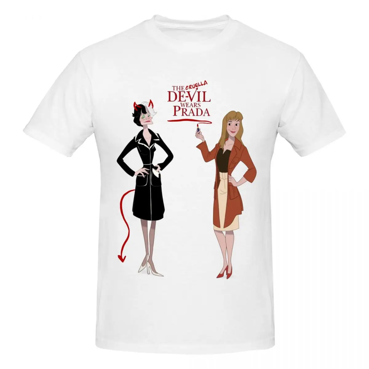 Men The Devil Wears Prada 2 T Shirt Vintage O-neck Cotton Men Tshirt