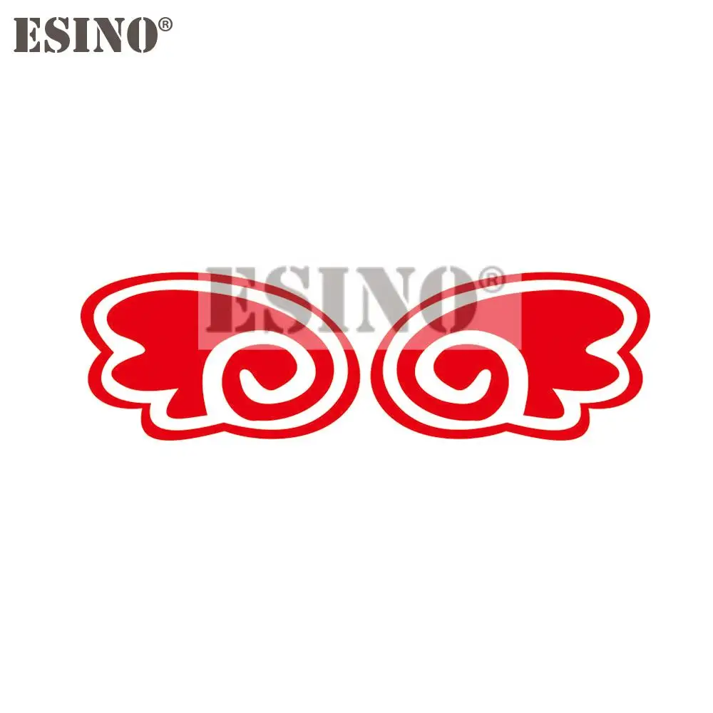 Car Styling Funny Creative Funny Little Wing Car Decorative Decal Cartoon PVC 3D Carving Car Body Sticker Pattern Vinyl