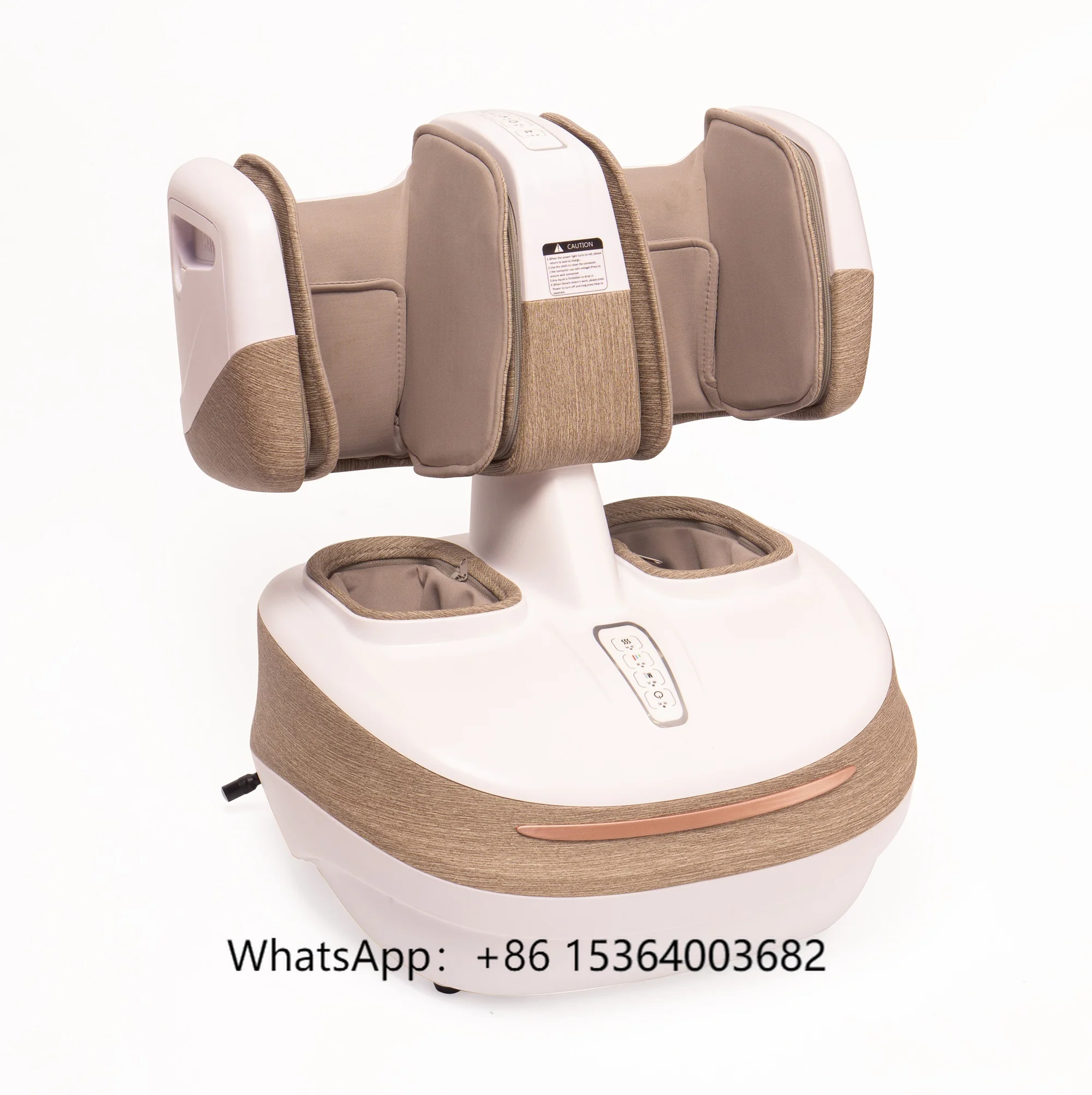 

HEALTHPAL Air Compression Deep Kneading Massage Heat Rolling Shiatsu Foot Massager