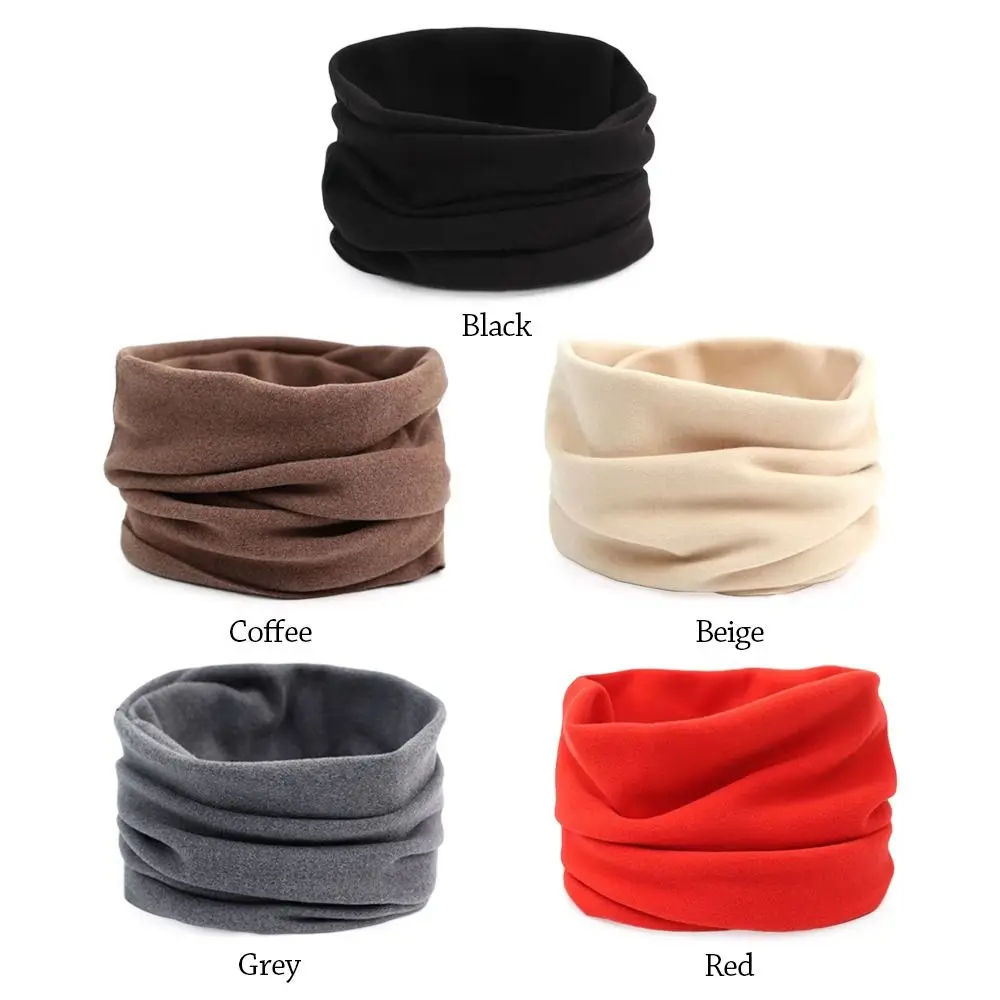 กลางแจ้งกํามะหยี่คออุ่นนุ่มหนาซับกีฬาผ้าพันคออุ่นหน้ากากกันลมสําหรับผู้หญิงผู้ชาย