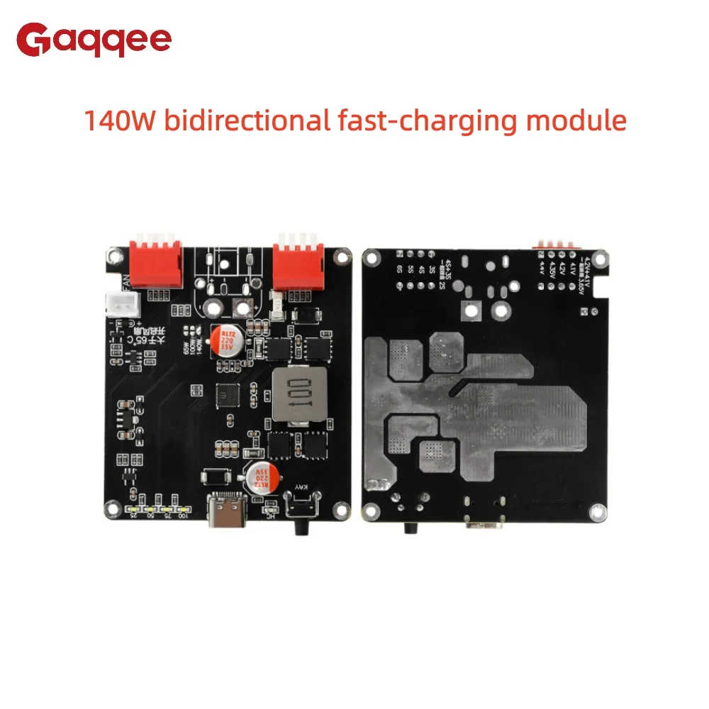 140W Bidirectional Fast Charging Module Buck-Boost 2-6S Lithium Battery Charging Board IP2366 with Automatic Temperature Control