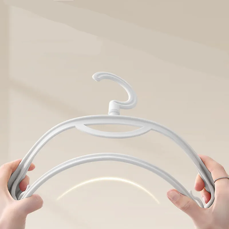 Household Clothes Hanging Anti-Shoulder Corner Non-Slip Clothes Hanger Seamless Windproof Storage Wide Shoulder Clothes Support